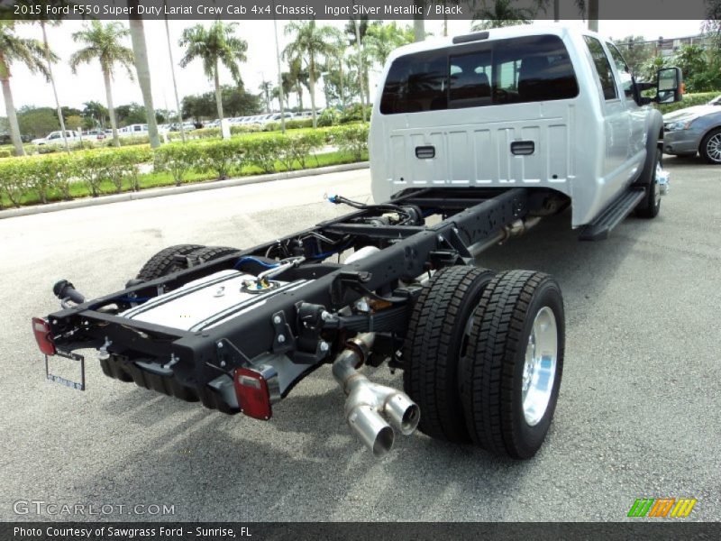 Undercarriage of 2015 F550 Super Duty Lariat Crew Cab 4x4 Chassis