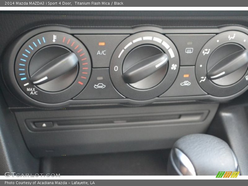 Titanium Flash Mica / Black 2014 Mazda MAZDA3 i Sport 4 Door
