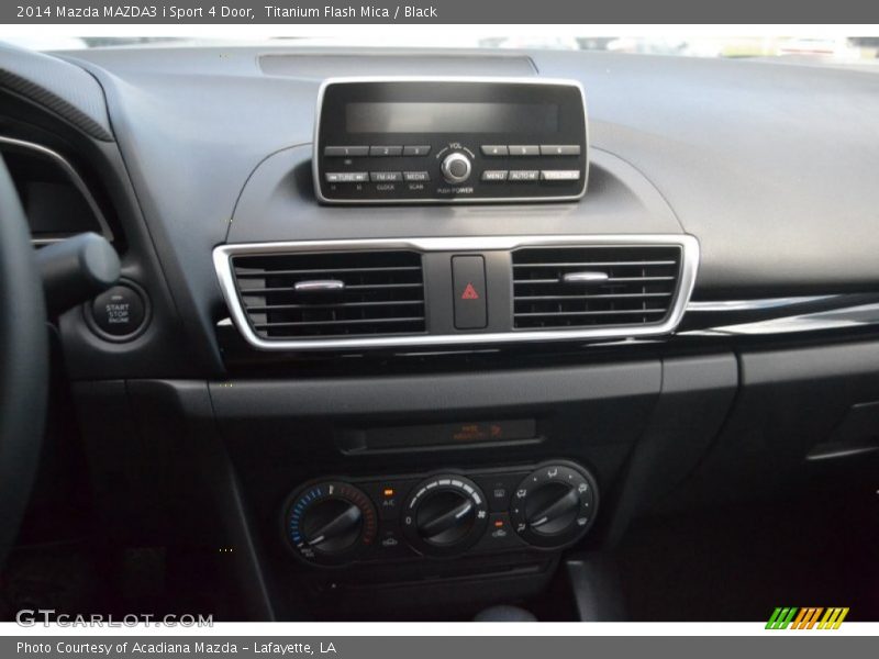 Titanium Flash Mica / Black 2014 Mazda MAZDA3 i Sport 4 Door