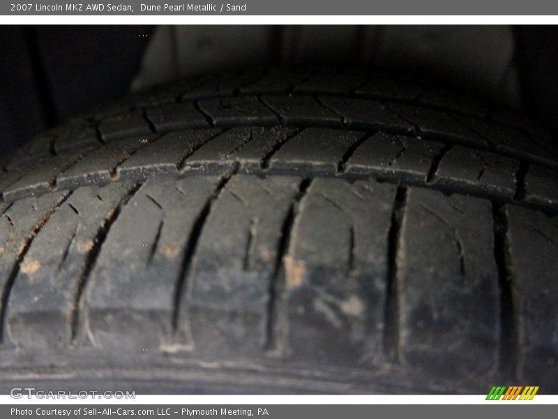 Dune Pearl Metallic / Sand 2007 Lincoln MKZ AWD Sedan
