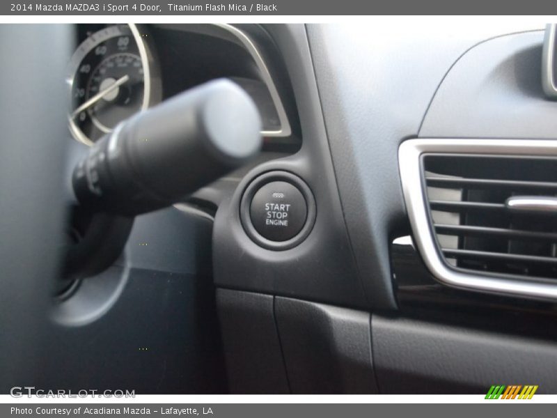 Titanium Flash Mica / Black 2014 Mazda MAZDA3 i Sport 4 Door