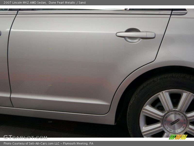 Dune Pearl Metallic / Sand 2007 Lincoln MKZ AWD Sedan