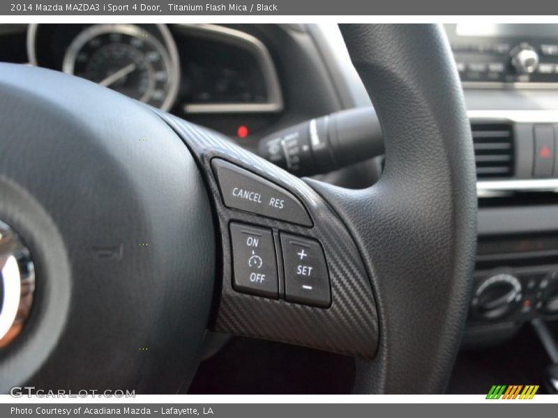 Titanium Flash Mica / Black 2014 Mazda MAZDA3 i Sport 4 Door