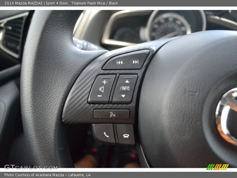 Titanium Flash Mica / Black 2014 Mazda MAZDA3 i Sport 4 Door