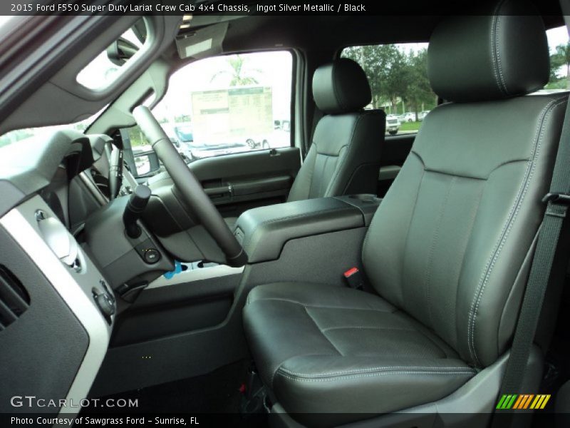 Front Seat of 2015 F550 Super Duty Lariat Crew Cab 4x4 Chassis