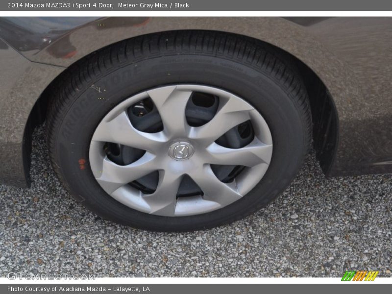 Meteor Gray Mica / Black 2014 Mazda MAZDA3 i Sport 4 Door
