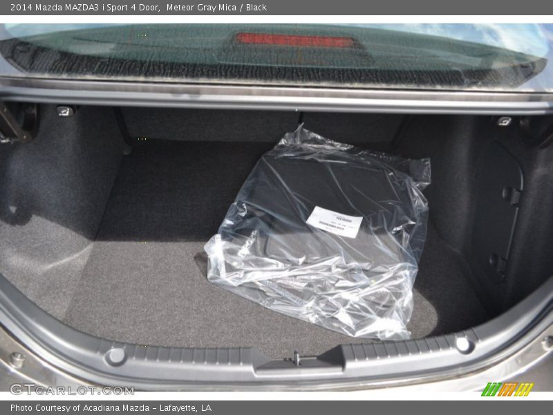 Meteor Gray Mica / Black 2014 Mazda MAZDA3 i Sport 4 Door