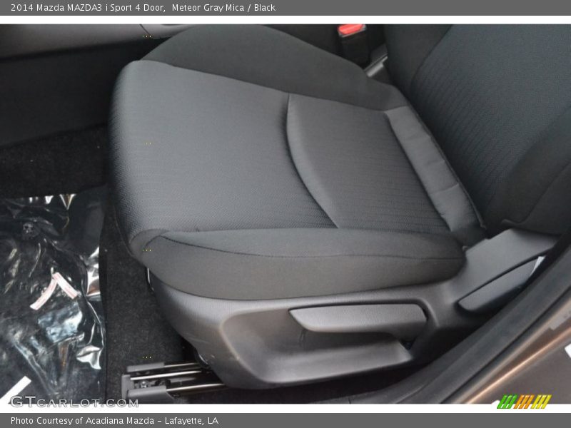 Meteor Gray Mica / Black 2014 Mazda MAZDA3 i Sport 4 Door