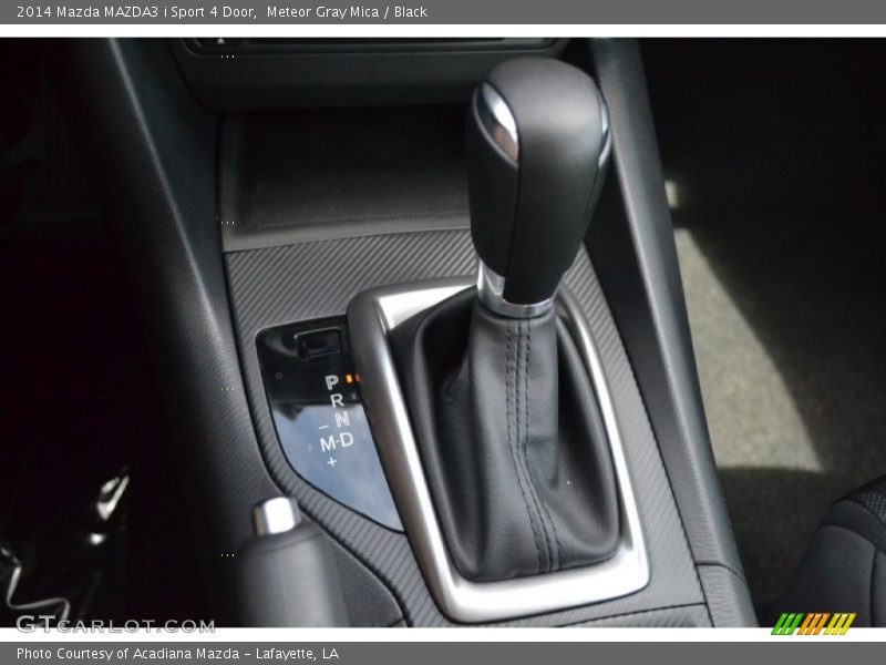Meteor Gray Mica / Black 2014 Mazda MAZDA3 i Sport 4 Door