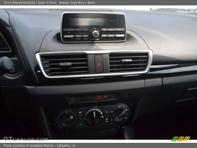 Meteor Gray Mica / Black 2014 Mazda MAZDA3 i Sport 4 Door