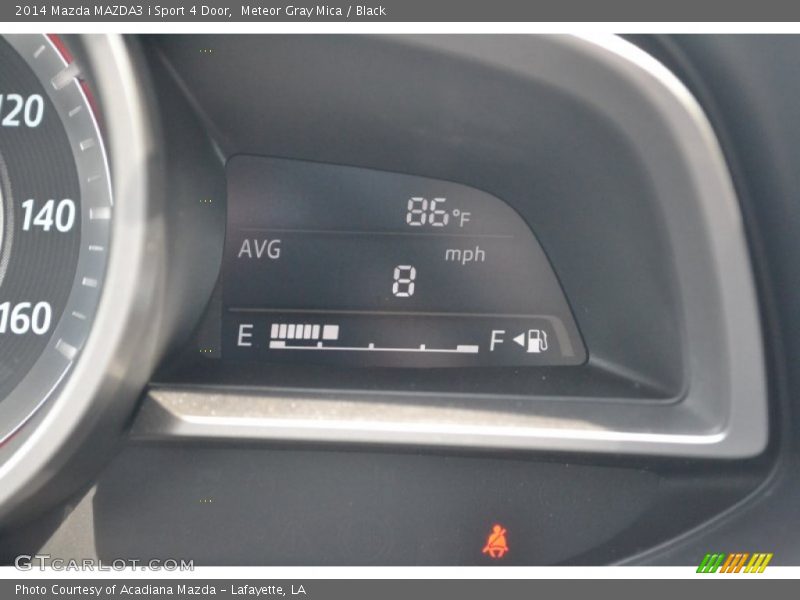 Meteor Gray Mica / Black 2014 Mazda MAZDA3 i Sport 4 Door