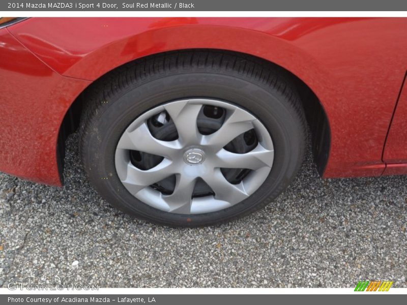 Soul Red Metallic / Black 2014 Mazda MAZDA3 i Sport 4 Door