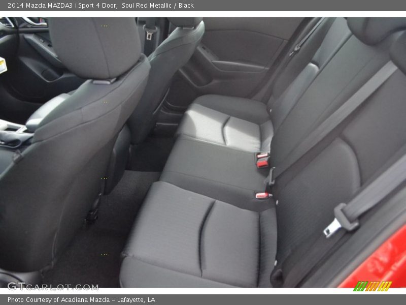 Soul Red Metallic / Black 2014 Mazda MAZDA3 i Sport 4 Door