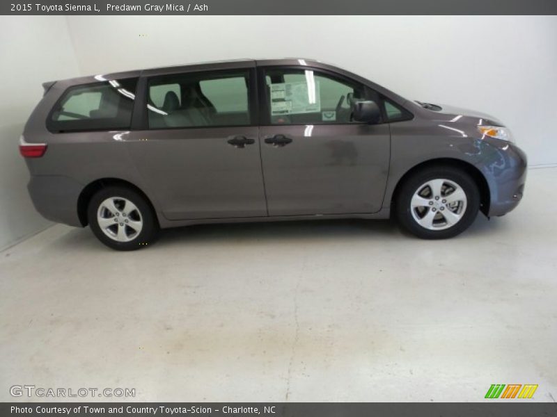Predawn Gray Mica / Ash 2015 Toyota Sienna L
