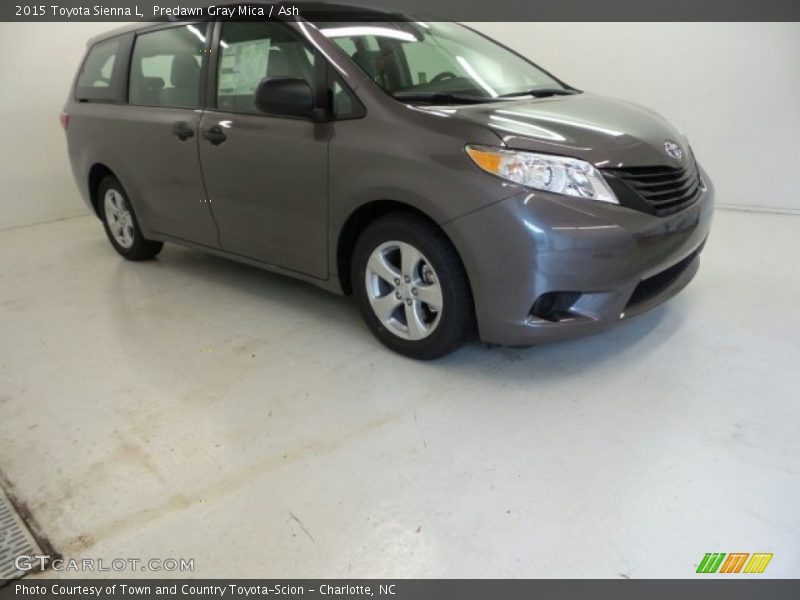 Predawn Gray Mica / Ash 2015 Toyota Sienna L