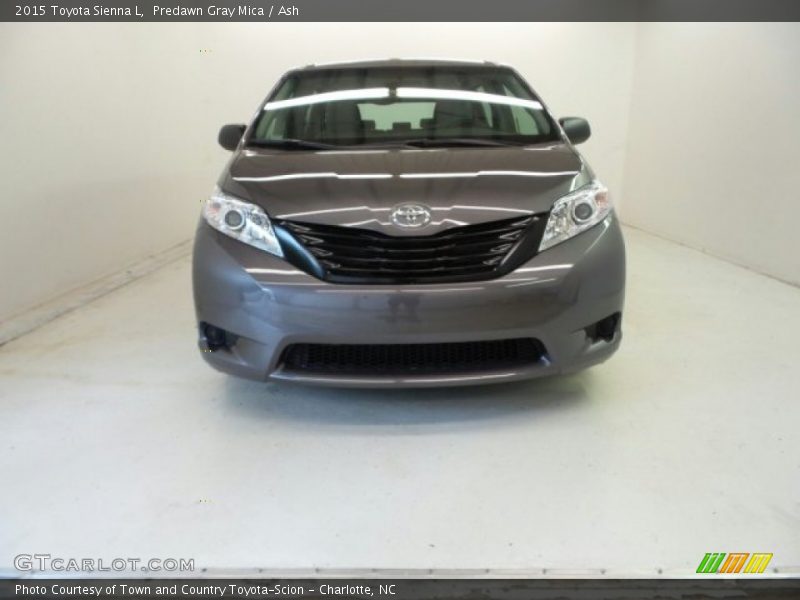 Predawn Gray Mica / Ash 2015 Toyota Sienna L