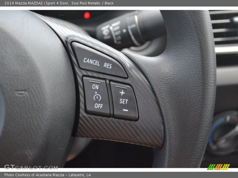 Soul Red Metallic / Black 2014 Mazda MAZDA3 i Sport 4 Door