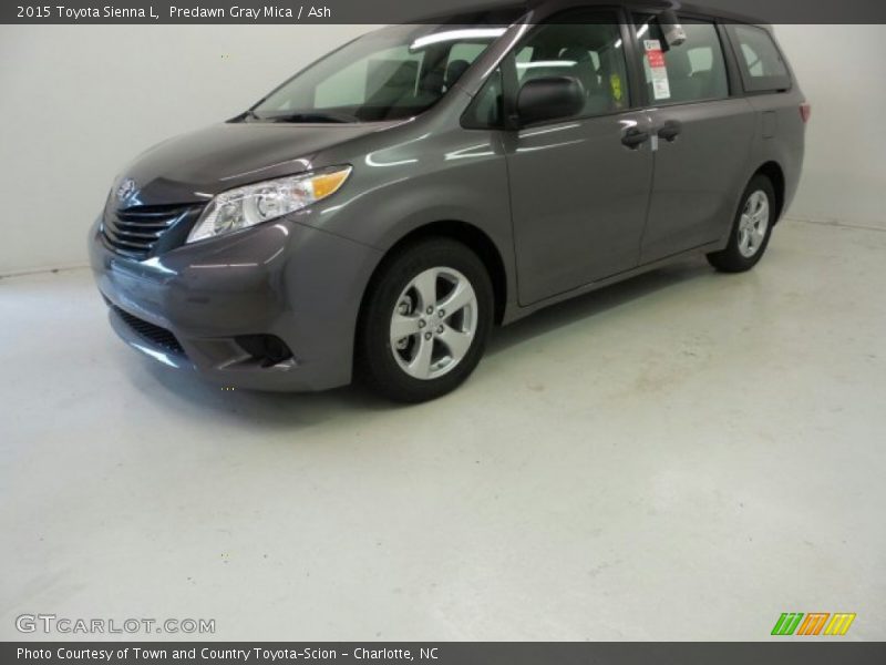 Predawn Gray Mica / Ash 2015 Toyota Sienna L