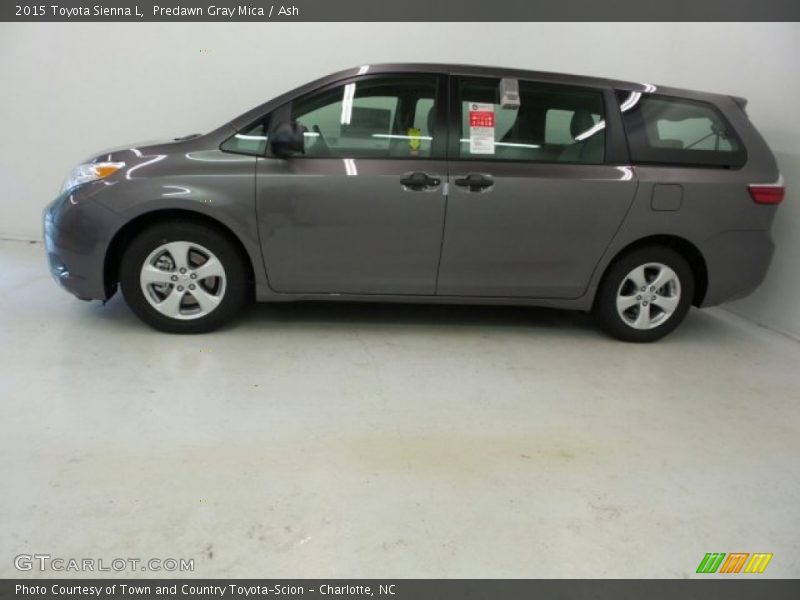 Predawn Gray Mica / Ash 2015 Toyota Sienna L