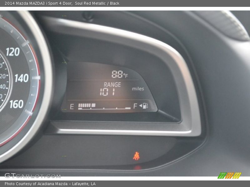 Soul Red Metallic / Black 2014 Mazda MAZDA3 i Sport 4 Door