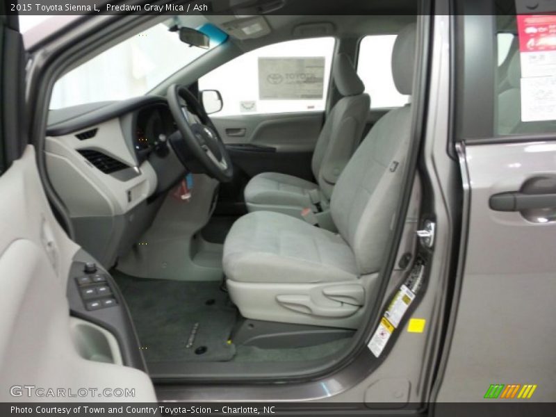 Predawn Gray Mica / Ash 2015 Toyota Sienna L