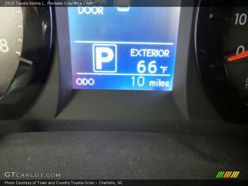 Predawn Gray Mica / Ash 2015 Toyota Sienna L