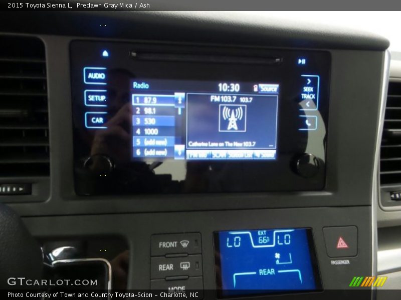 Predawn Gray Mica / Ash 2015 Toyota Sienna L