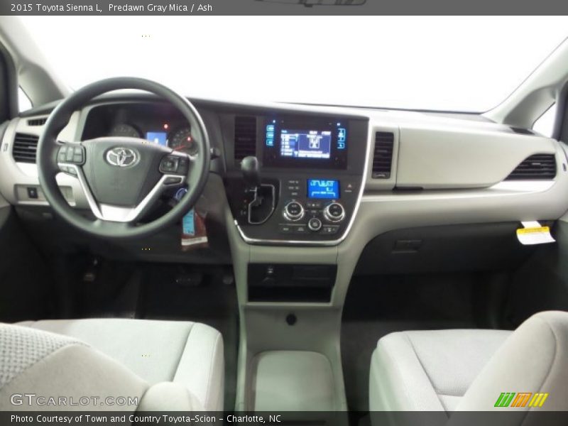 Predawn Gray Mica / Ash 2015 Toyota Sienna L