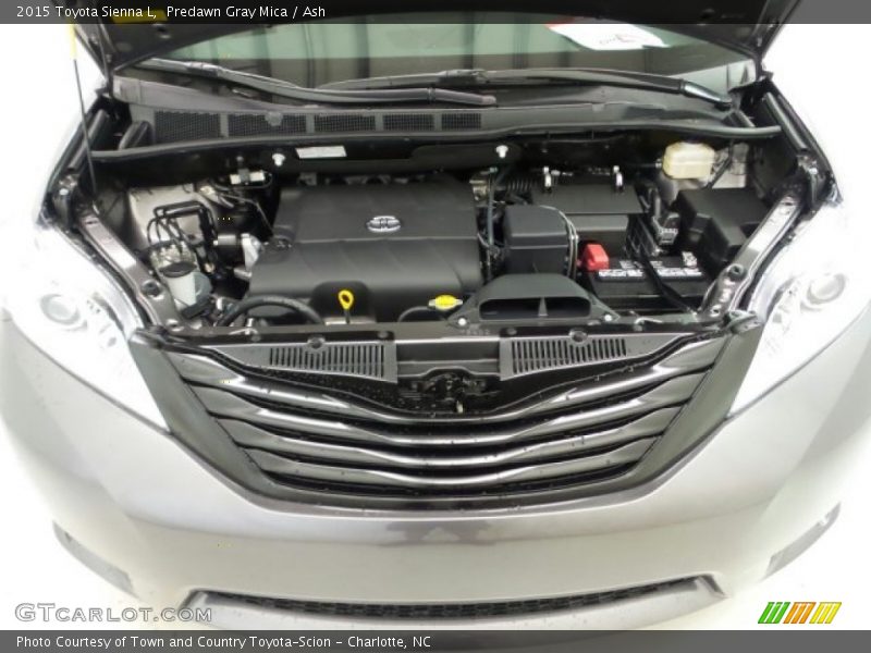Predawn Gray Mica / Ash 2015 Toyota Sienna L