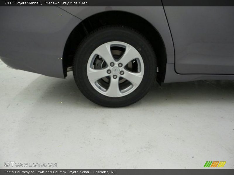 Predawn Gray Mica / Ash 2015 Toyota Sienna L
