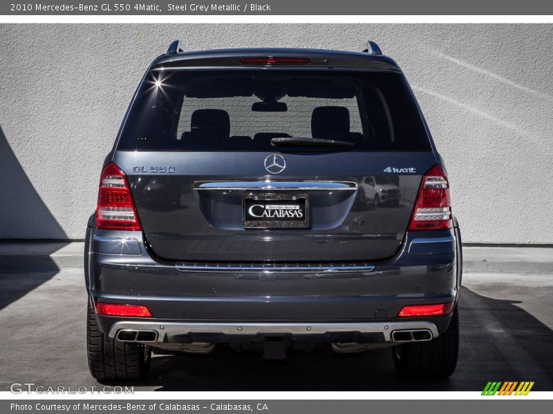 Steel Grey Metallic / Black 2010 Mercedes-Benz GL 550 4Matic