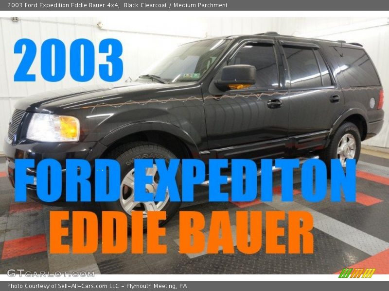 Black Clearcoat / Medium Parchment 2003 Ford Expedition Eddie Bauer 4x4