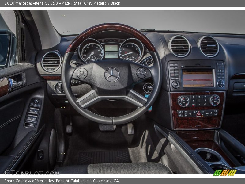 Steel Grey Metallic / Black 2010 Mercedes-Benz GL 550 4Matic