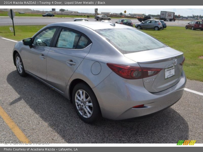 Liquid Silver Metallic / Black 2014 Mazda MAZDA3 i Touring 4 Door