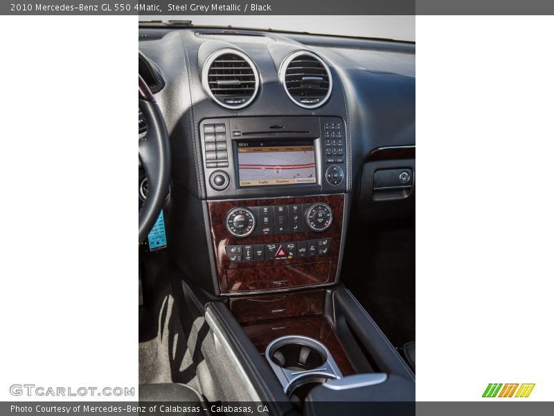Steel Grey Metallic / Black 2010 Mercedes-Benz GL 550 4Matic