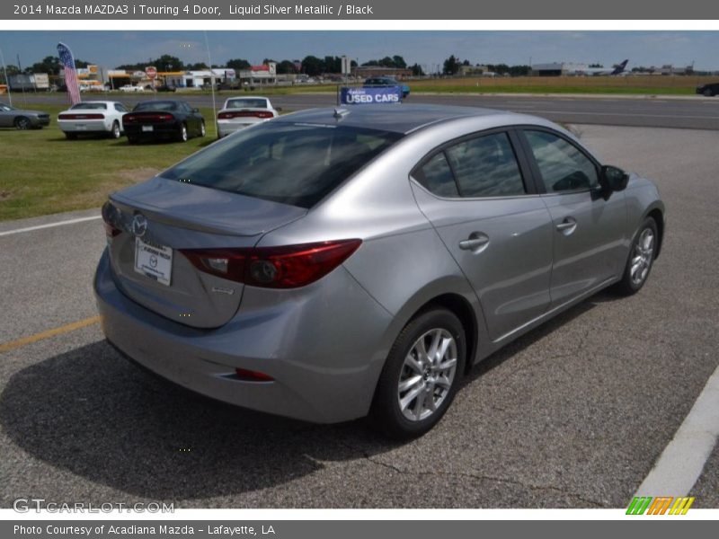 Liquid Silver Metallic / Black 2014 Mazda MAZDA3 i Touring 4 Door