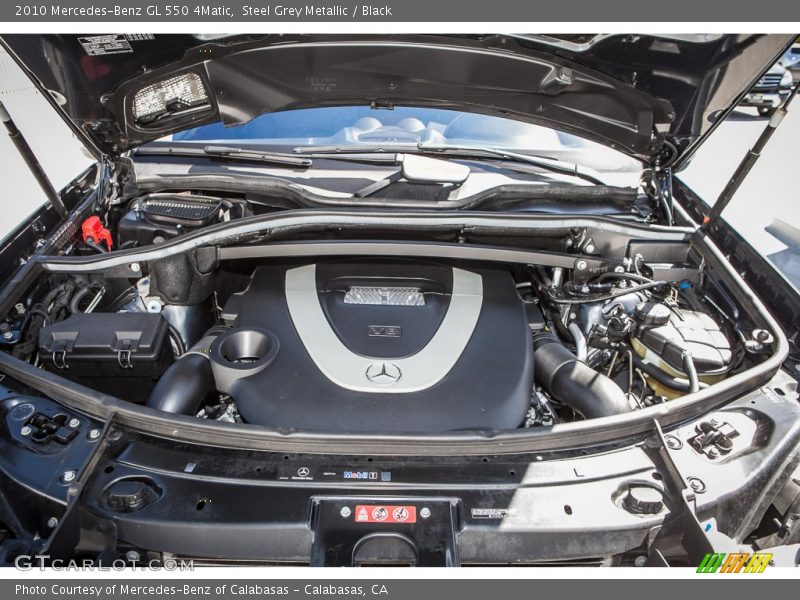 Steel Grey Metallic / Black 2010 Mercedes-Benz GL 550 4Matic