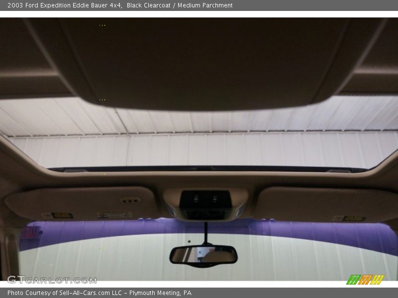 Black Clearcoat / Medium Parchment 2003 Ford Expedition Eddie Bauer 4x4