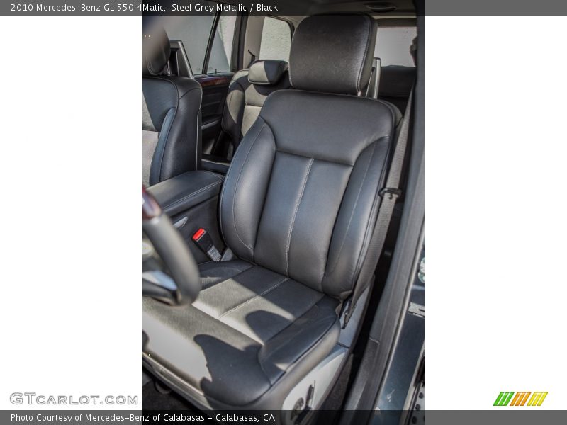 Steel Grey Metallic / Black 2010 Mercedes-Benz GL 550 4Matic