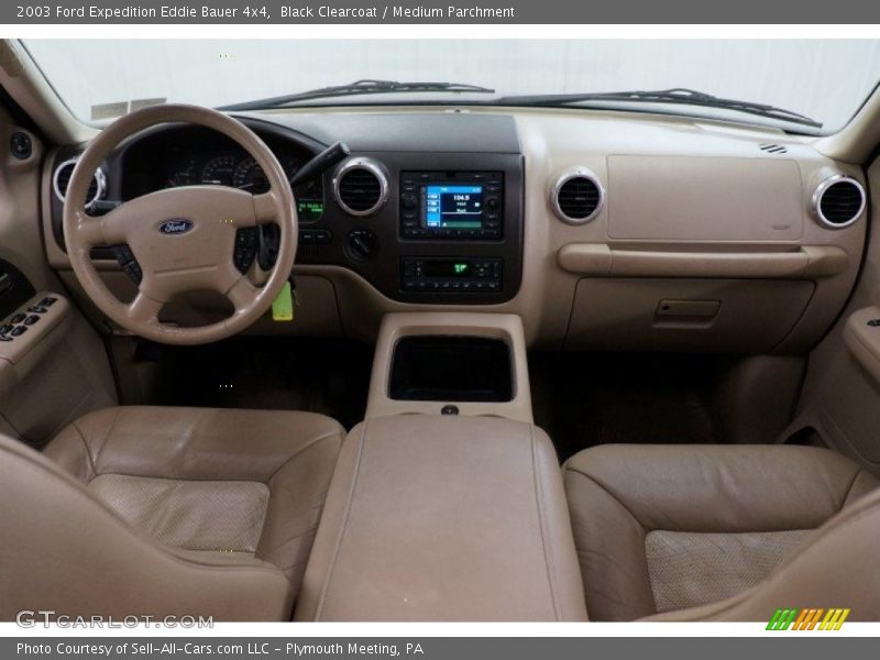 Black Clearcoat / Medium Parchment 2003 Ford Expedition Eddie Bauer 4x4