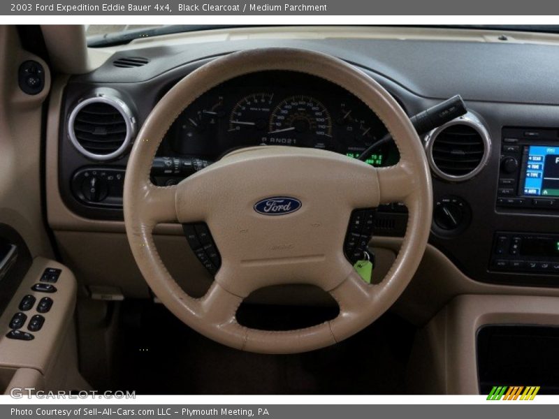 Black Clearcoat / Medium Parchment 2003 Ford Expedition Eddie Bauer 4x4