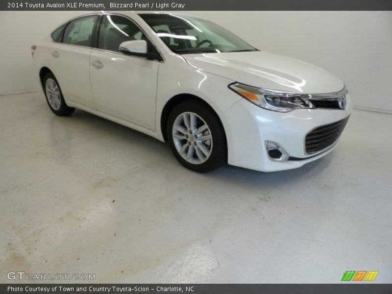 Blizzard Pearl / Light Gray 2014 Toyota Avalon XLE Premium