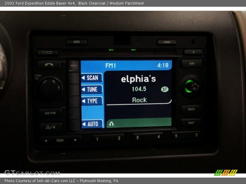 Black Clearcoat / Medium Parchment 2003 Ford Expedition Eddie Bauer 4x4