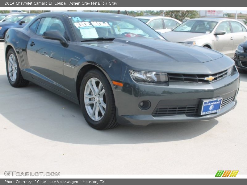 Ashen Gray Metallic / Gray 2014 Chevrolet Camaro LT Coupe