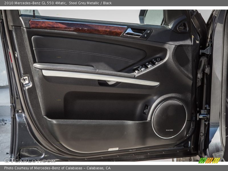 Steel Grey Metallic / Black 2010 Mercedes-Benz GL 550 4Matic