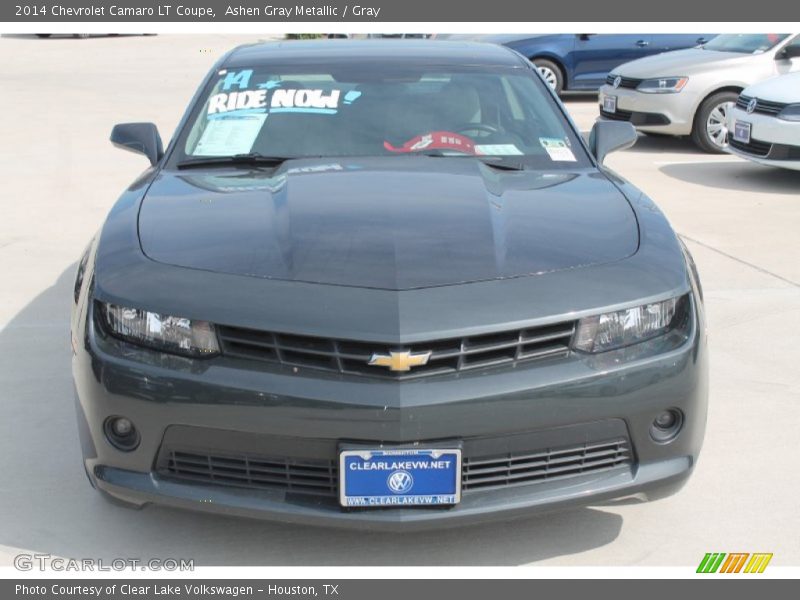 Ashen Gray Metallic / Gray 2014 Chevrolet Camaro LT Coupe