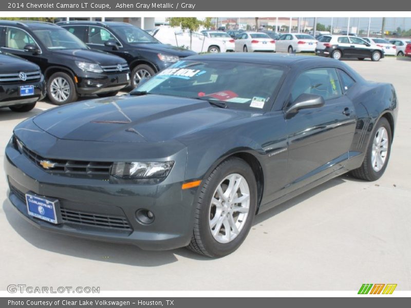 Ashen Gray Metallic / Gray 2014 Chevrolet Camaro LT Coupe