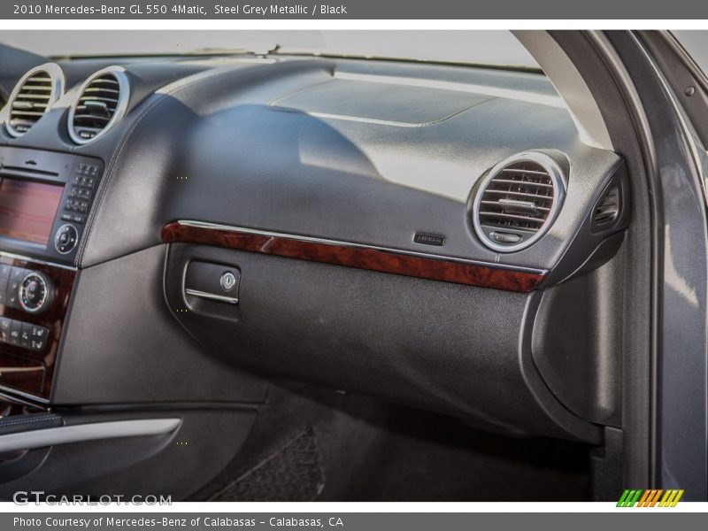 Steel Grey Metallic / Black 2010 Mercedes-Benz GL 550 4Matic