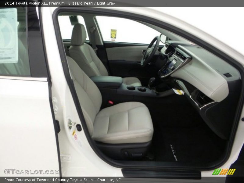 Blizzard Pearl / Light Gray 2014 Toyota Avalon XLE Premium