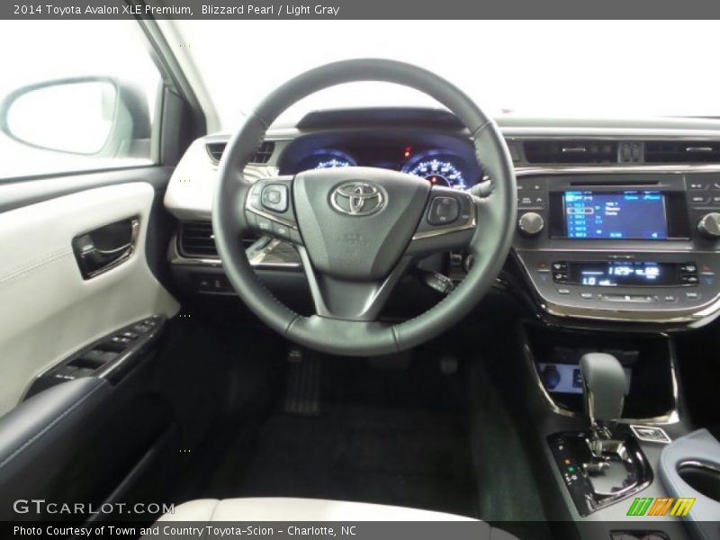 Blizzard Pearl / Light Gray 2014 Toyota Avalon XLE Premium